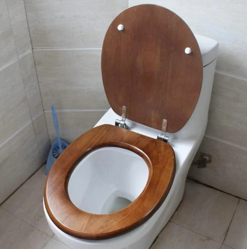 Copriwater universale MDF – cerniere, finitura legno chiaro - ambraled