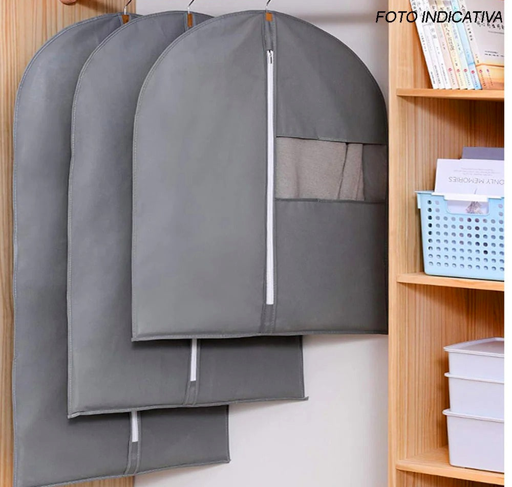 Custodia abiti 100x60cm – protettiva con cerniera - ambraled