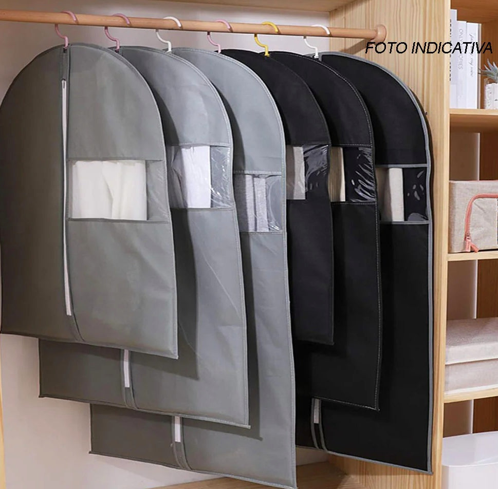 Custodia abiti 100x60cm – protettiva con cerniera - ambraled