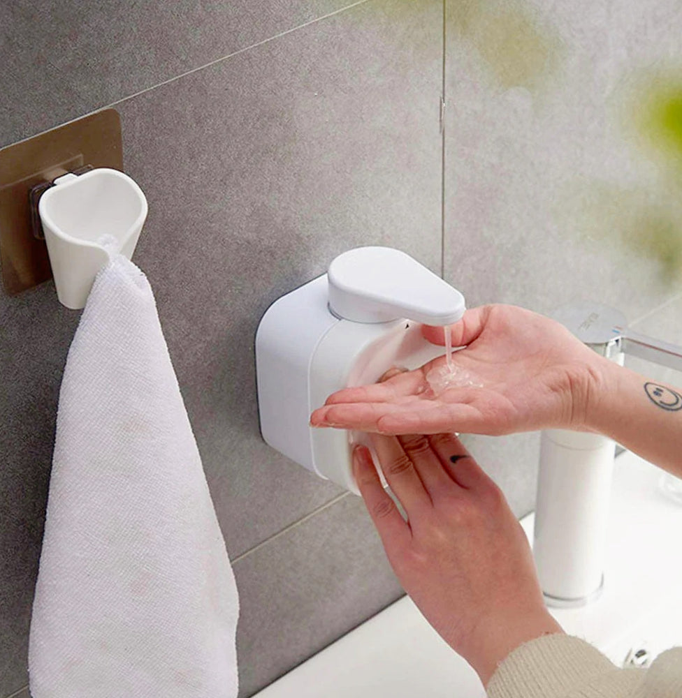 Dispenser sapone a ventosa – porta sapone per muro - ambraled