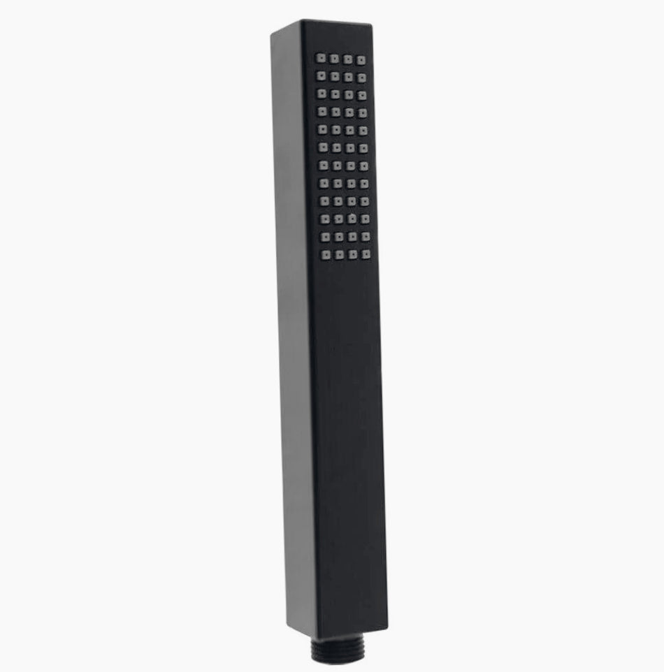 Doccino quadrato slim nero – soffione doccia 1/2' - ambraled
