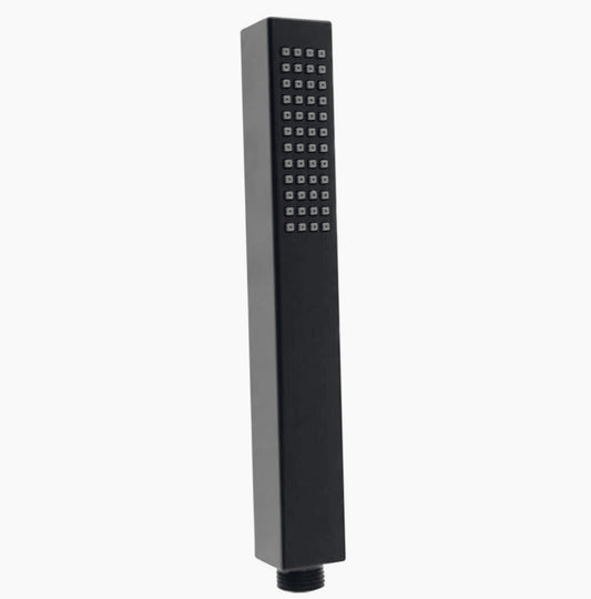 Doccino quadrato slim nero – soffione doccia 1/2' - ambraled
