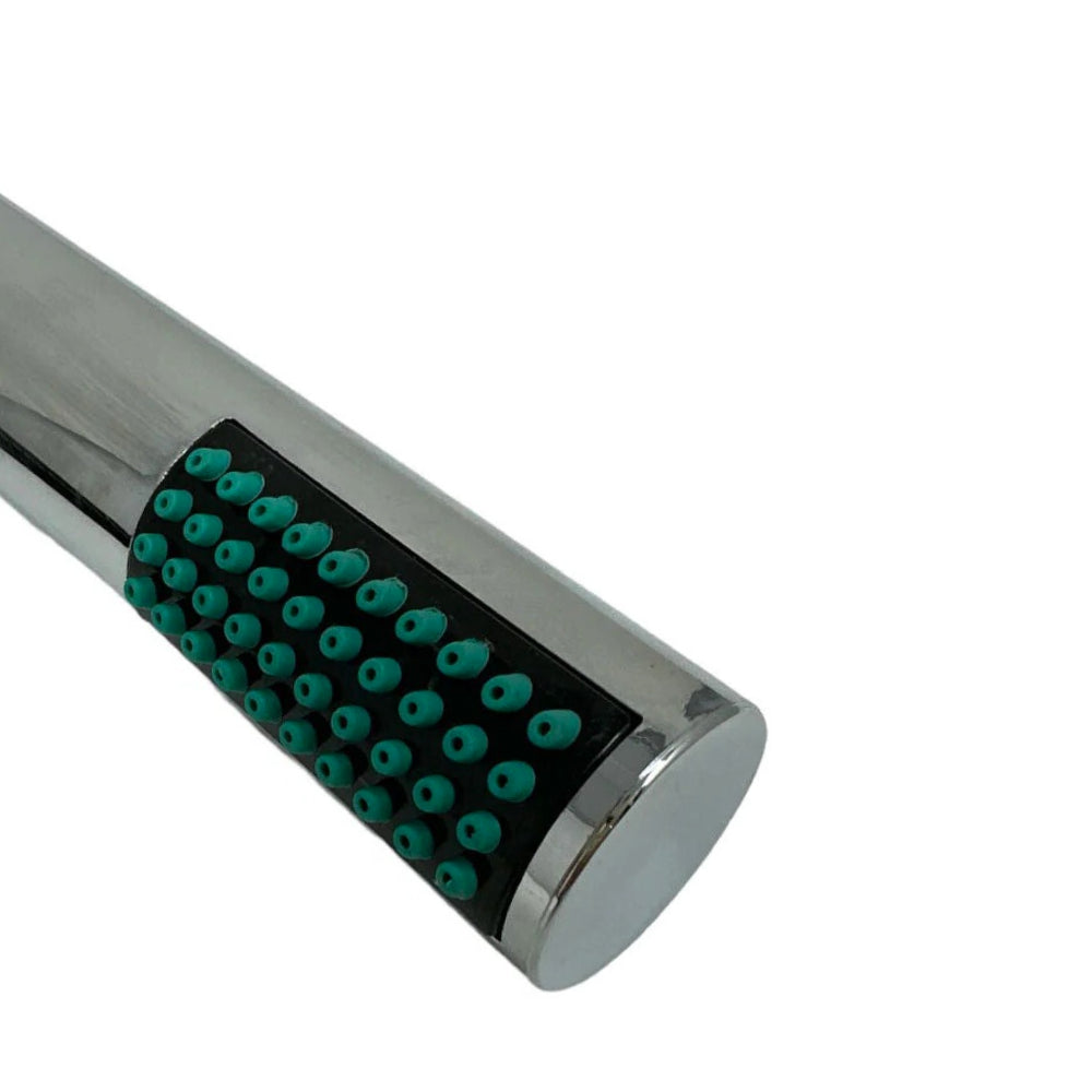 Soffione doccia con tubo flessibile 1,8 m e supporto a muro - ambraled