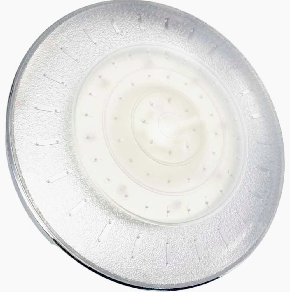Soffione doccia rotondo Ø22 cm LED RGB per cromoterapia - ambraled