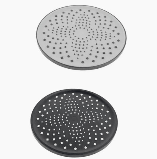 Soffione per doccia rotondo 22,5 cm in ABS con filtro anticalcare - ambraled