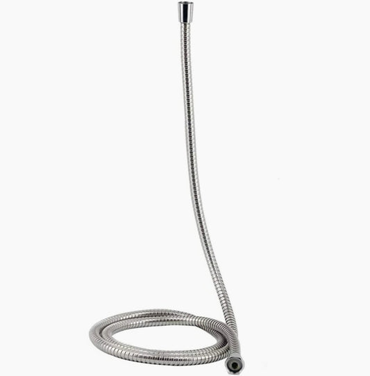 Laccio doccia cromato flessibile 180 cm – Attacco 1/2', per soffione - ambraled