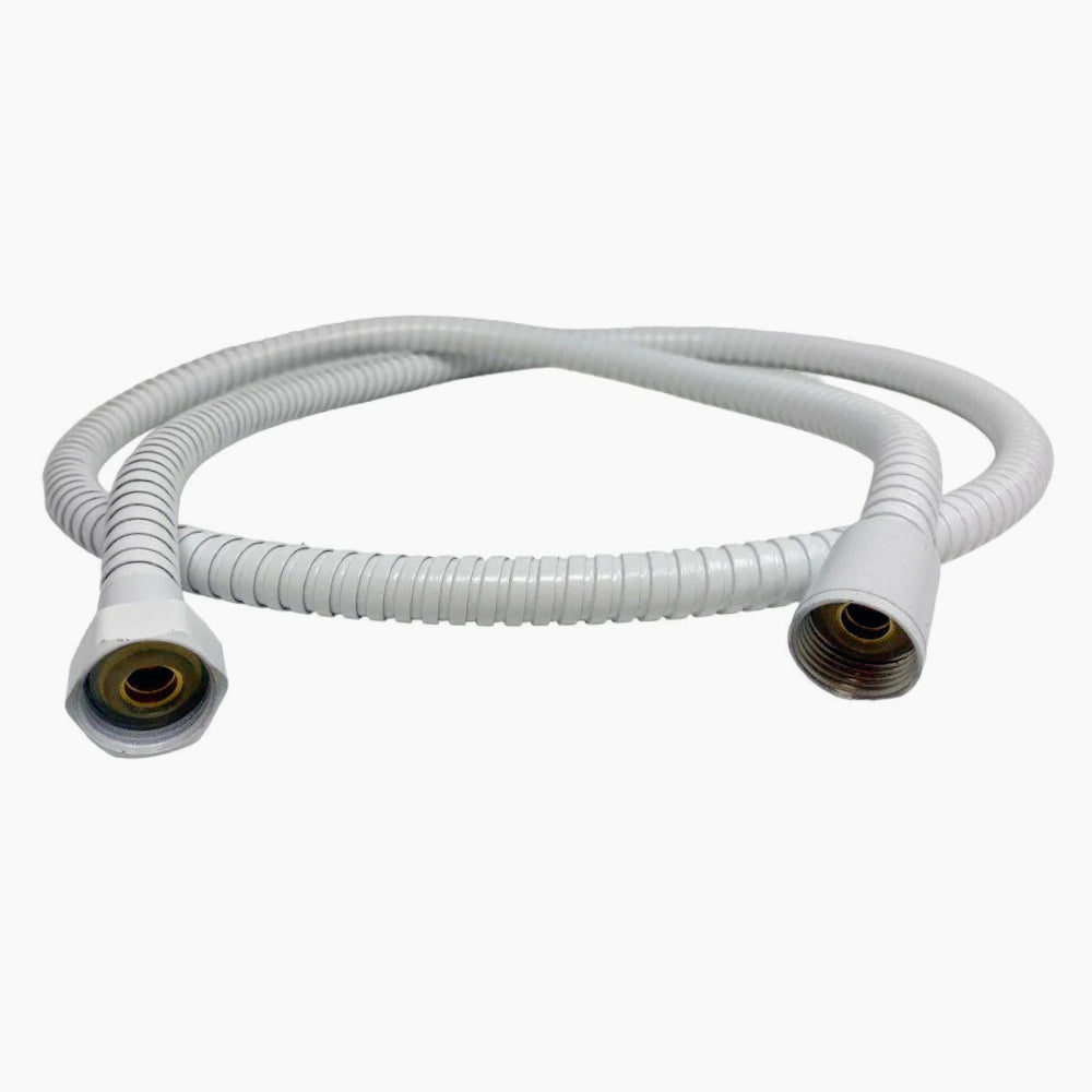 Laccio doccia flessibile bianco o nero – 150 cm, attacco ½", facile da installare - ambraled