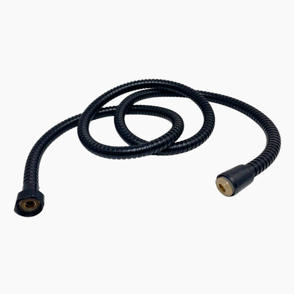 Laccio doccia flessibile bianco o nero – 150 cm, attacco ½", facile da installare - ambraled