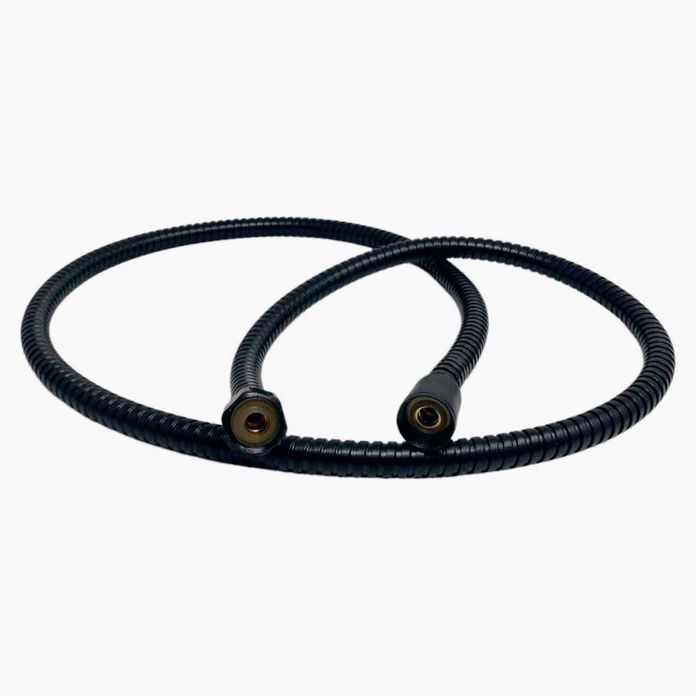 Laccio doccia flessibile bianco o nero – 150 cm, attacco ½", facile da installare - ambraled