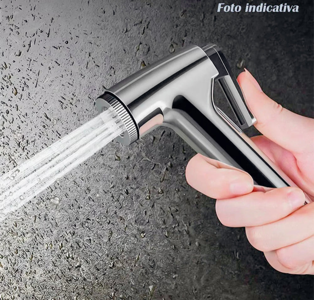 Idroscopino 1,2m flessibile – pulizia doccia, WC e bidet - ambraled