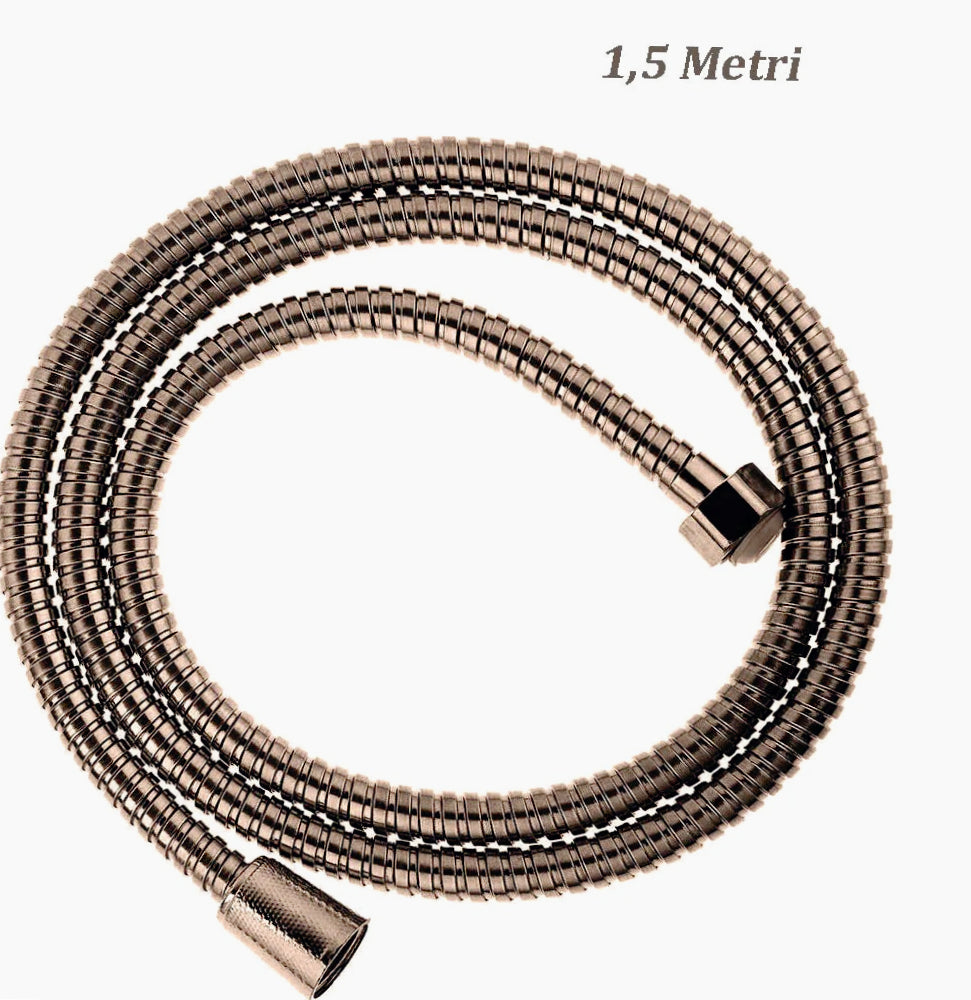 Laccio doccia bronzo flessibile – 200 cm e 150 cm, attacco 1/2' - ambraled