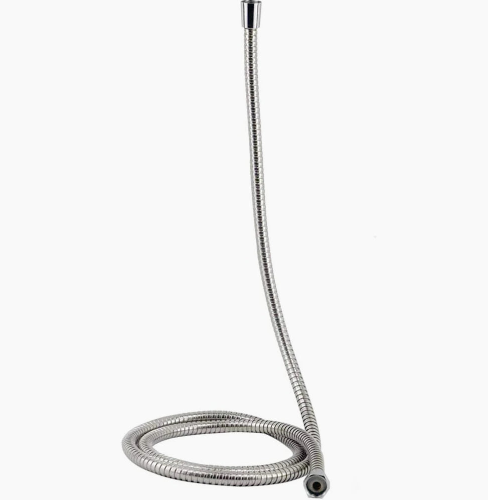 Laccio doccia flessibile cromato 250 cm – Attacco 1/2", resistente e maneggevole - ambraled