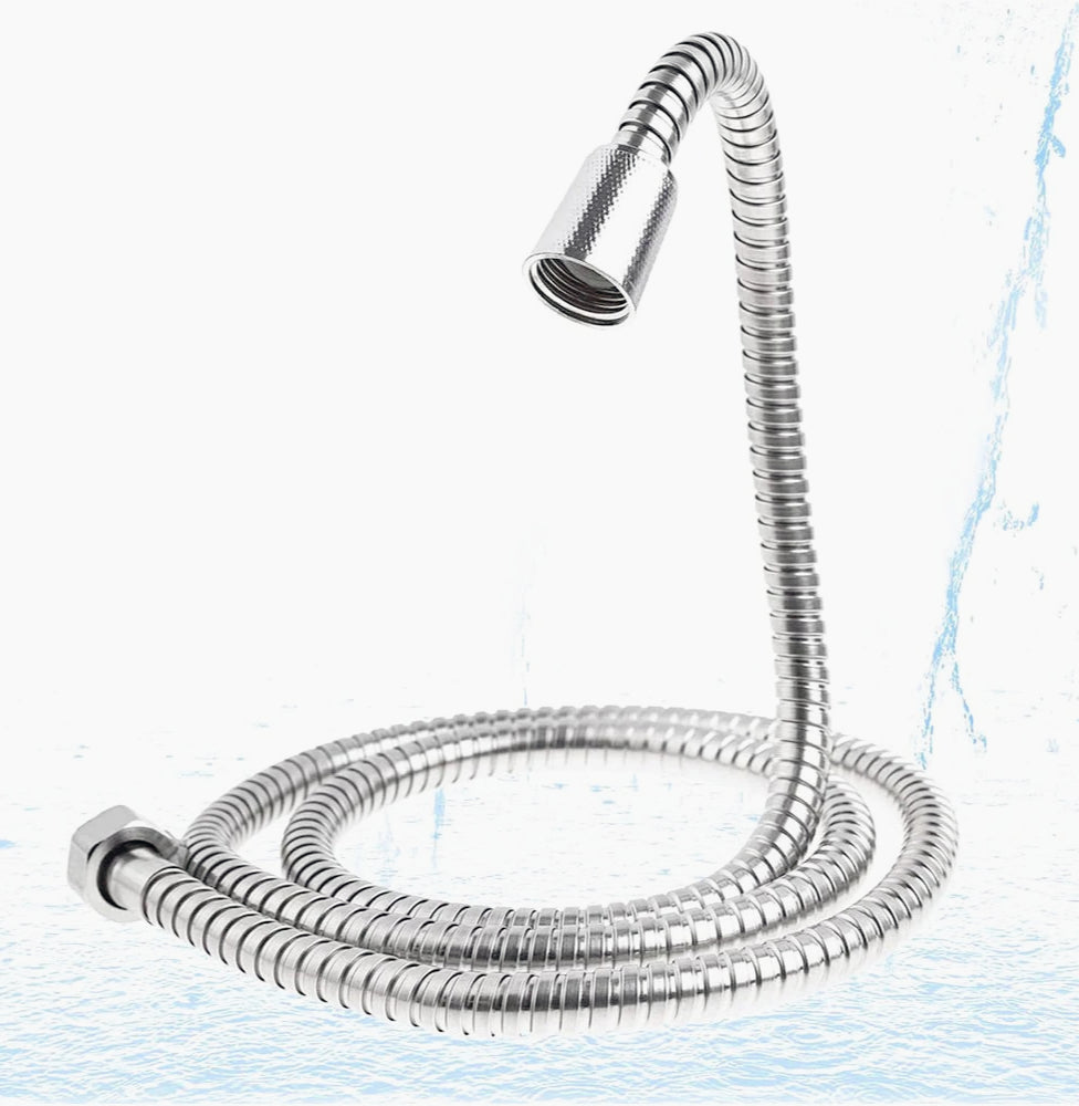Laccio doccia flessibile cromato 250 cm – Attacco 1/2", resistente e maneggevole - ambraled