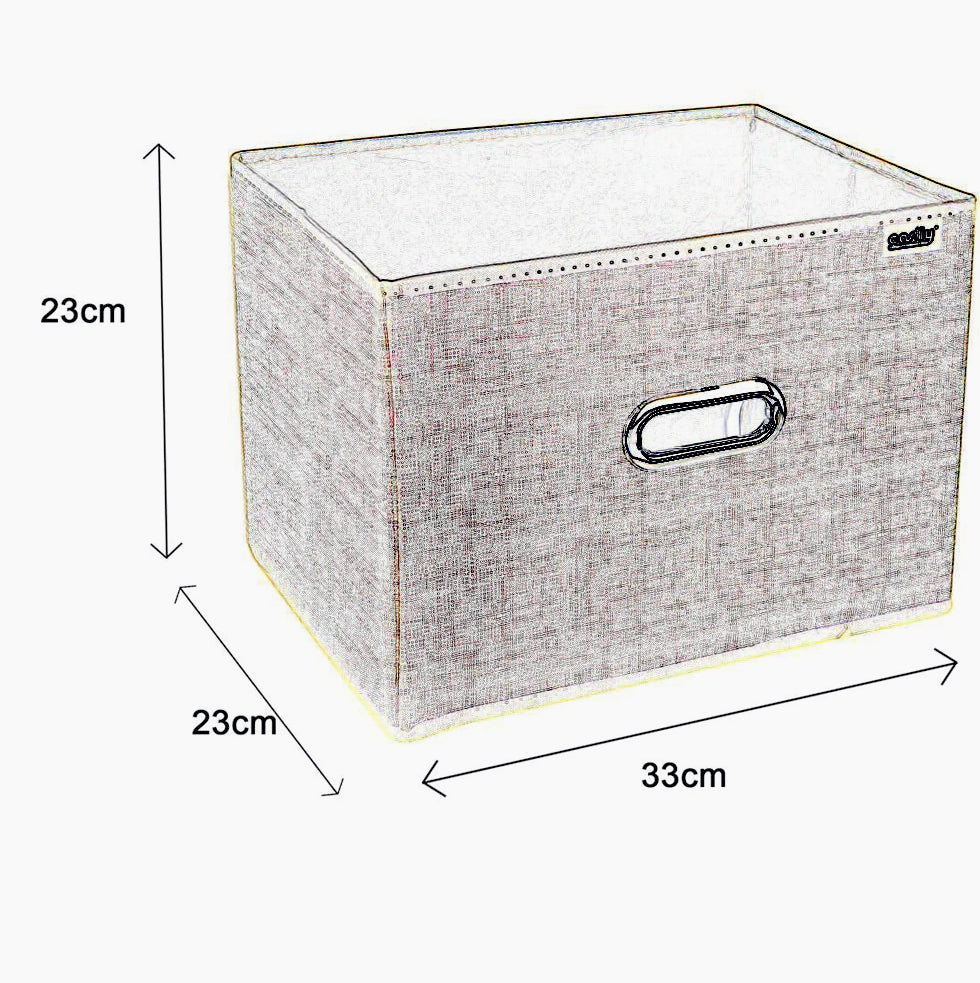 Scatola porta abiti e documenti 23x23x33 cm contenitore - ambraled