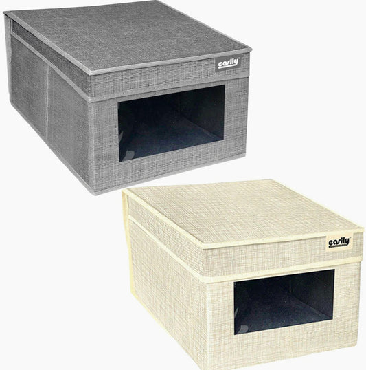 Scatola porta abiti e documenti 25x35x16 cm con coperchio - ambraled