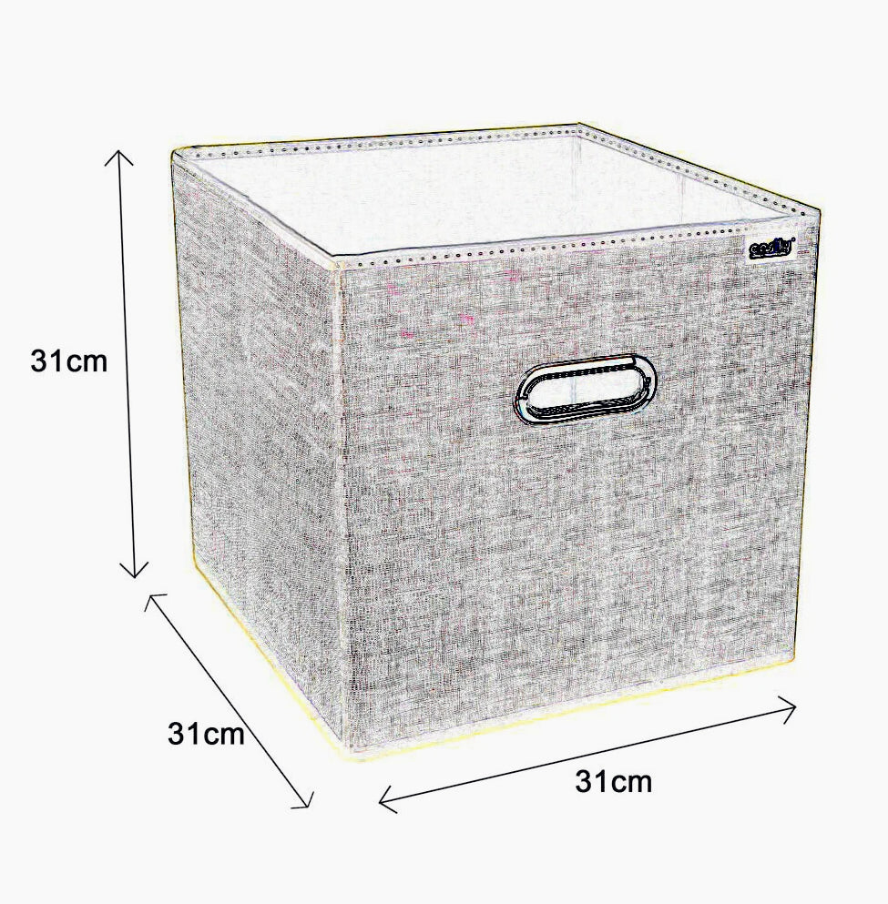 Scatola porta abiti e documenti 31x31x31 cm contenitore - ambraled