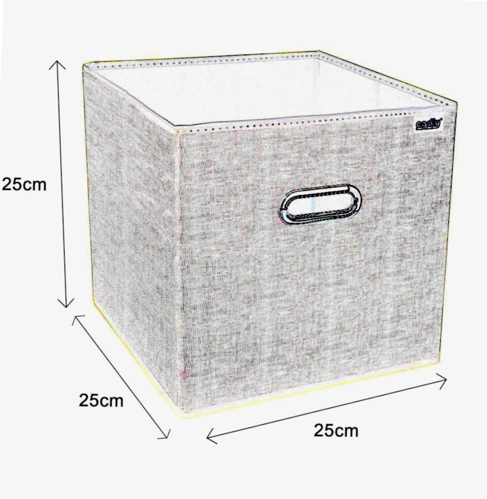 Scatola porta abiti e documenti 25x25x25 cm contenitore - ambraled