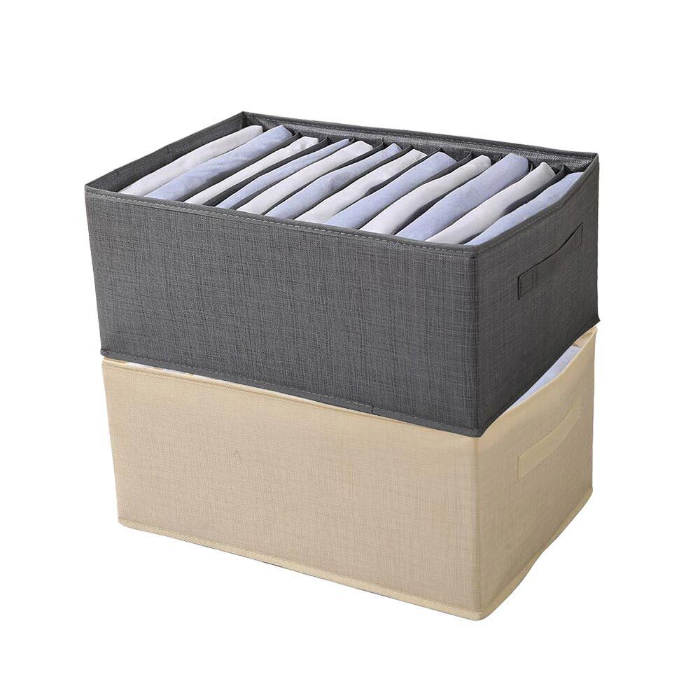 Scatola box pieghevole 12 scomparti 44x20x30 cm contenitore per armadi - ambraled