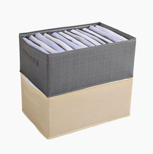 Scatola box pieghevole 12 scomparti 44x20x30 cm contenitore per armadi - ambraled