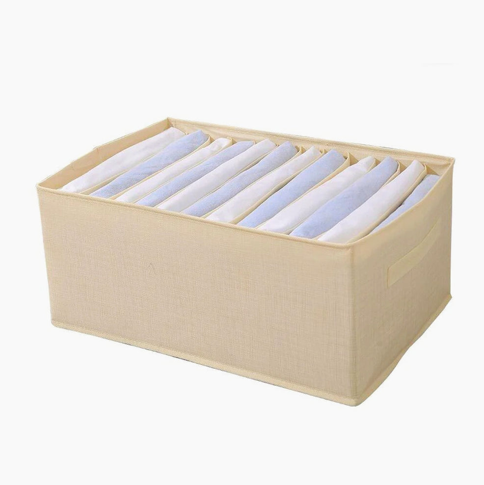 Scatola box pieghevole 12 scomparti 44x20x30 cm contenitore per armadi - ambraled