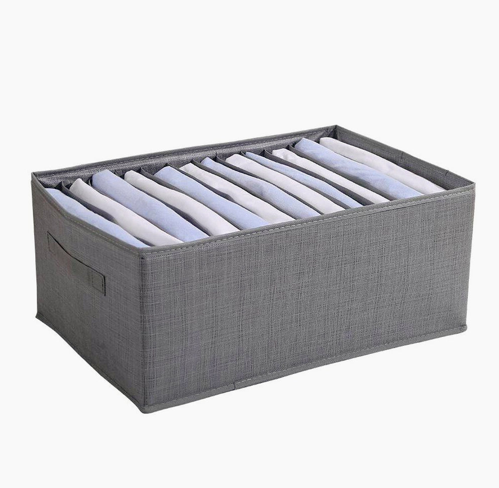 Scatola box pieghevole 12 scomparti 44x20x30 cm contenitore per armadi - ambraled