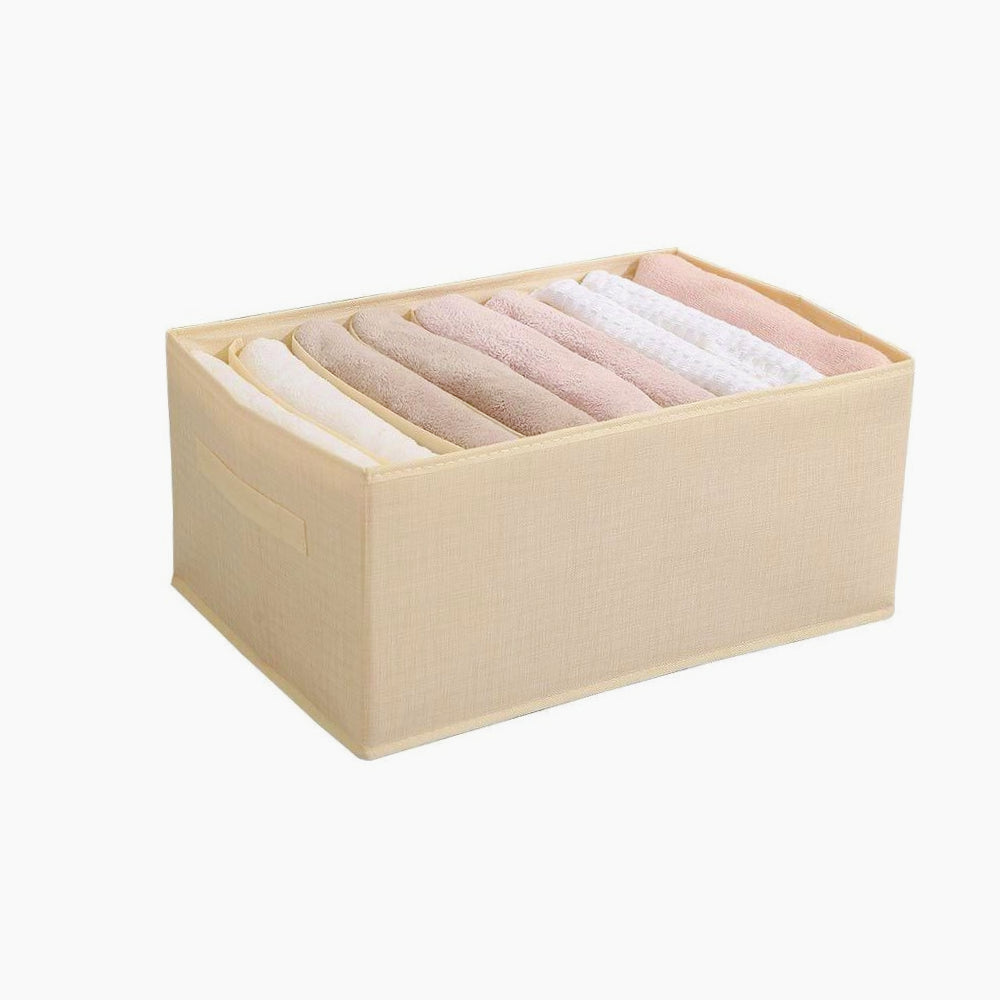 Scatola box pieghevole 9 scomparti 36x20x25 cm contenitore per armadi - ambraled