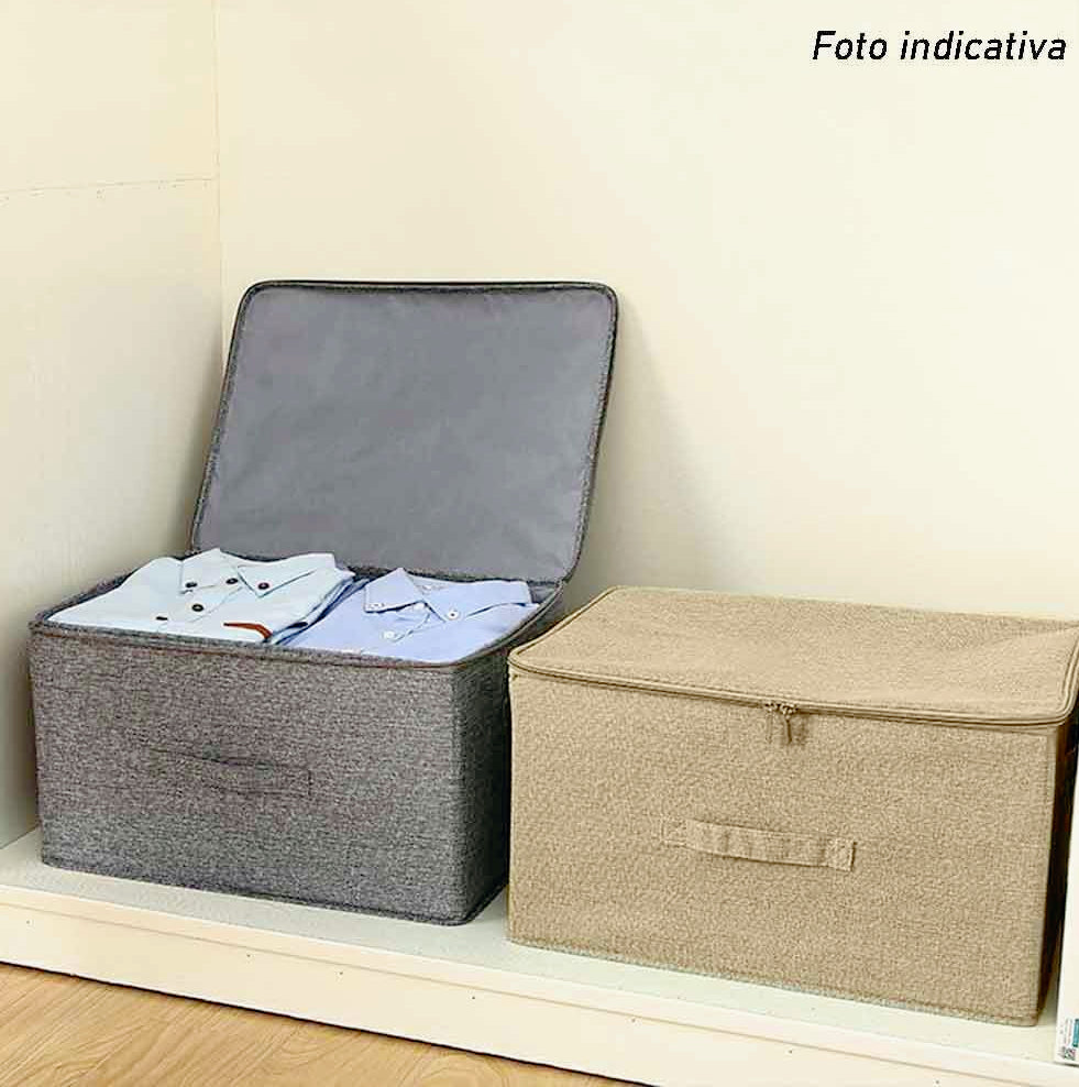 Scatola box porta abiti 36x35x20 cm con cerniera - ambraled