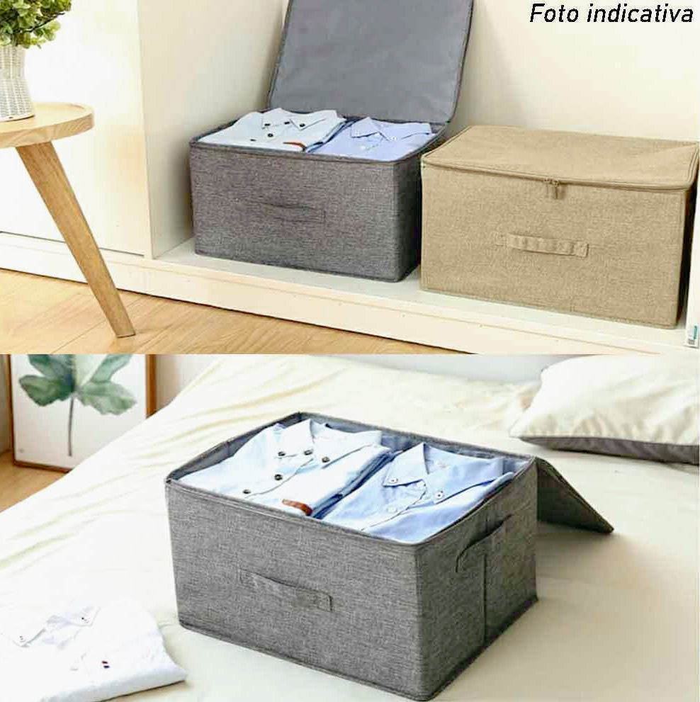 Scatola box porta abiti 40x51x24 cm con cerniera - ambraled