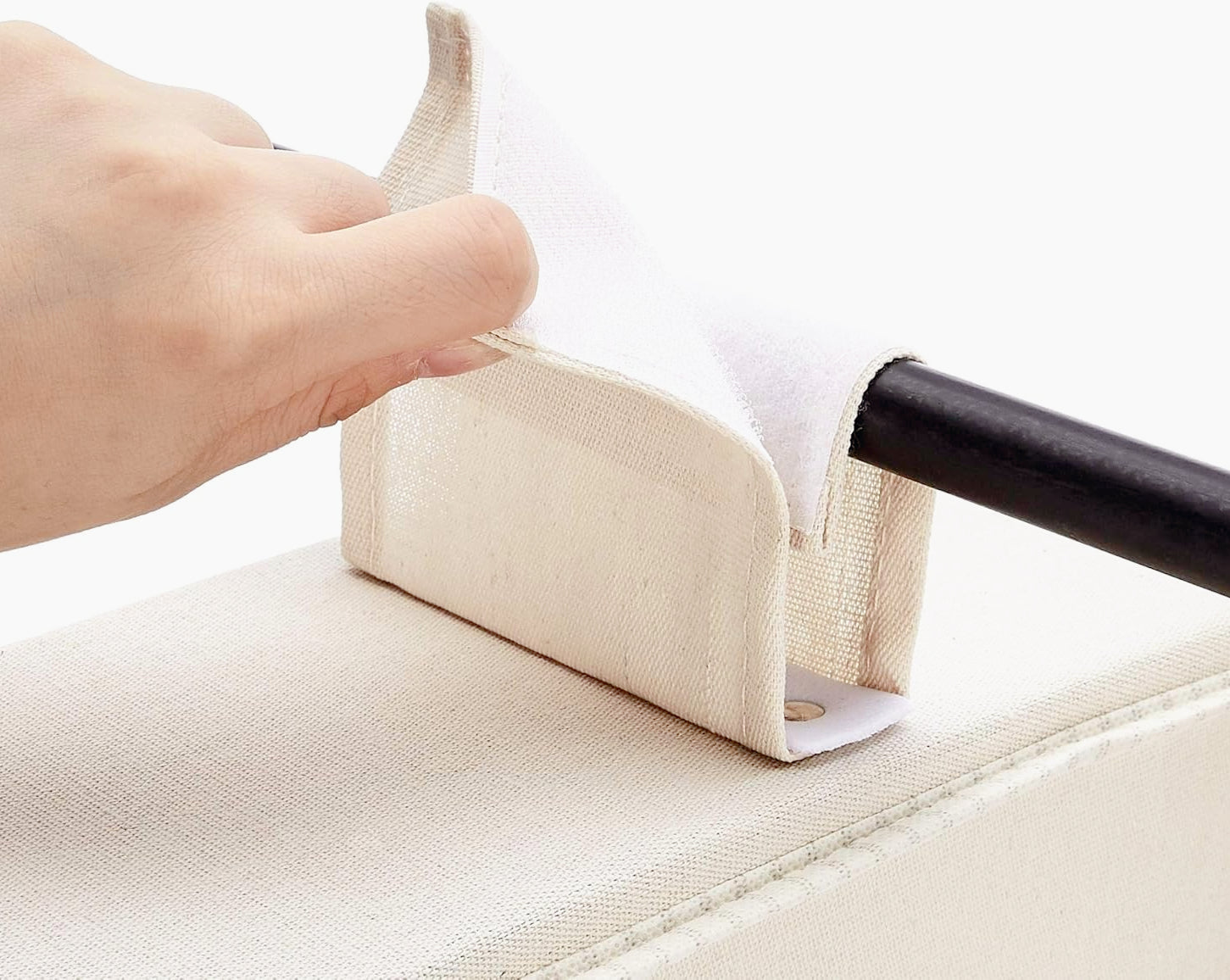 Organizer armadio 10 ripiani – beige tessuto richiudibile - ambraled