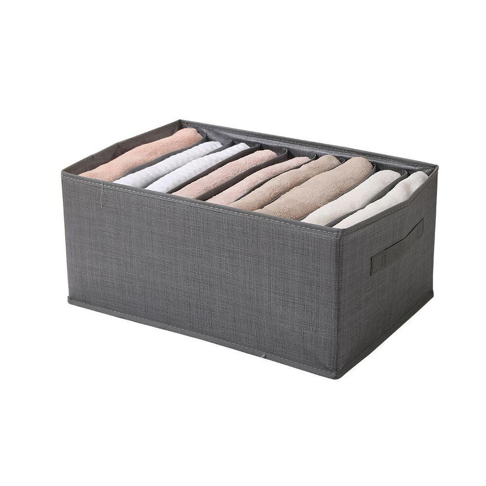 Scatola box pieghevole 9 scomparti 44x20x30 cm contenitore per armadi - ambraled