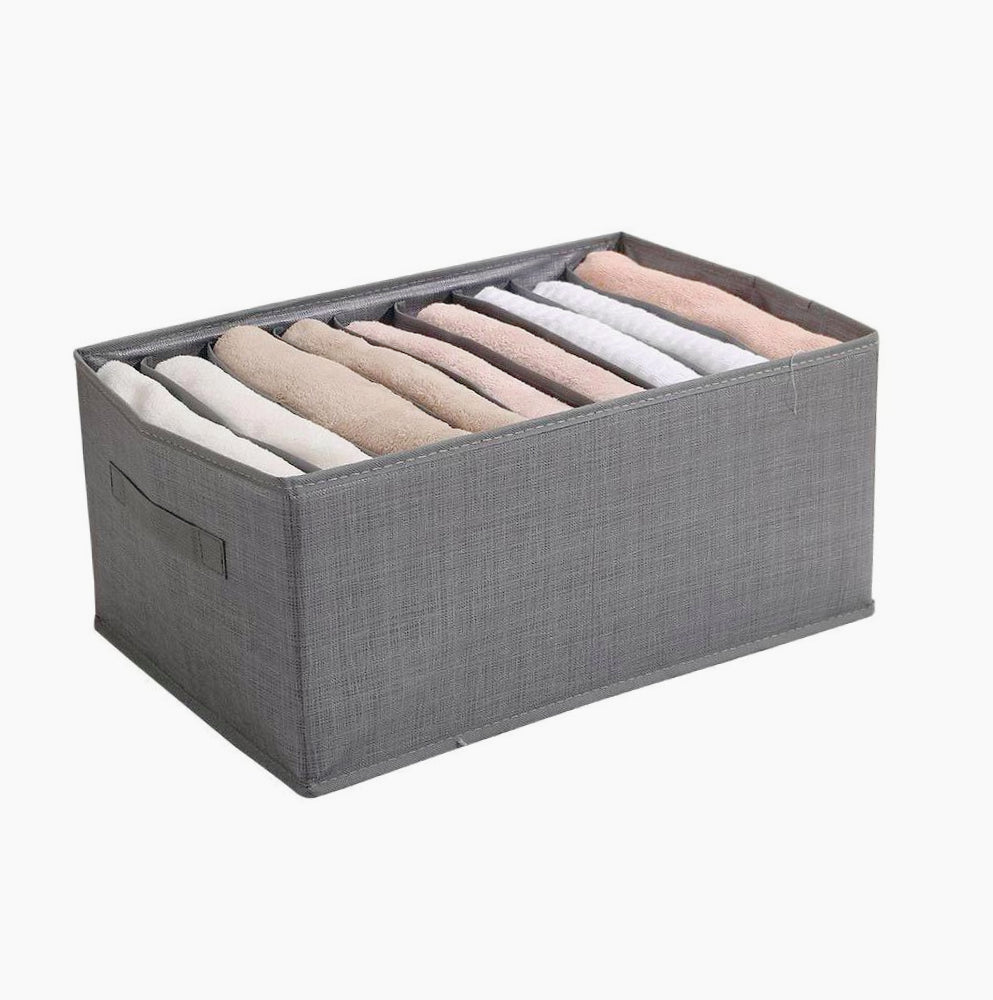 Scatola box pieghevole 9 scomparti 44x20x30 cm contenitore per armadi - ambraled