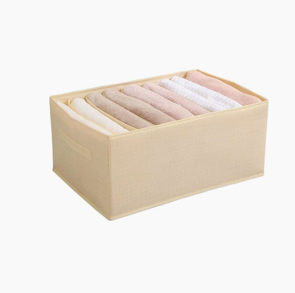 Scatola box pieghevole 9 scomparti 44x20x30 cm contenitore per armadi - ambraled