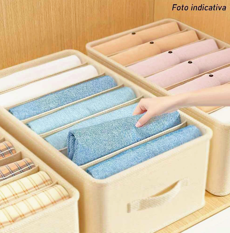 Scatola box pieghevole 9 scomparti 44x20x30 cm contenitore per armadi - ambraled