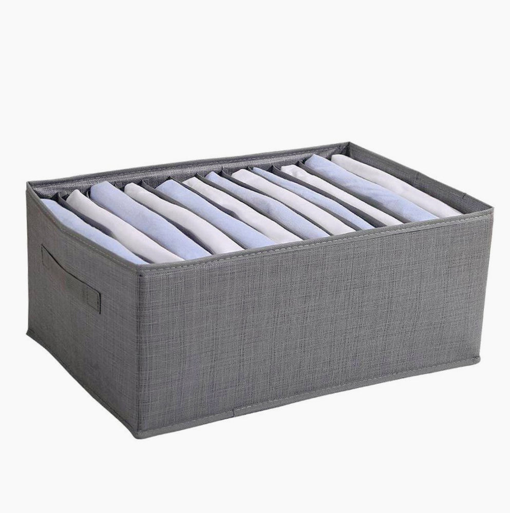 Scatola box pieghevole 9 scomparti 44x20x30 cm contenitore per armadi - ambraled