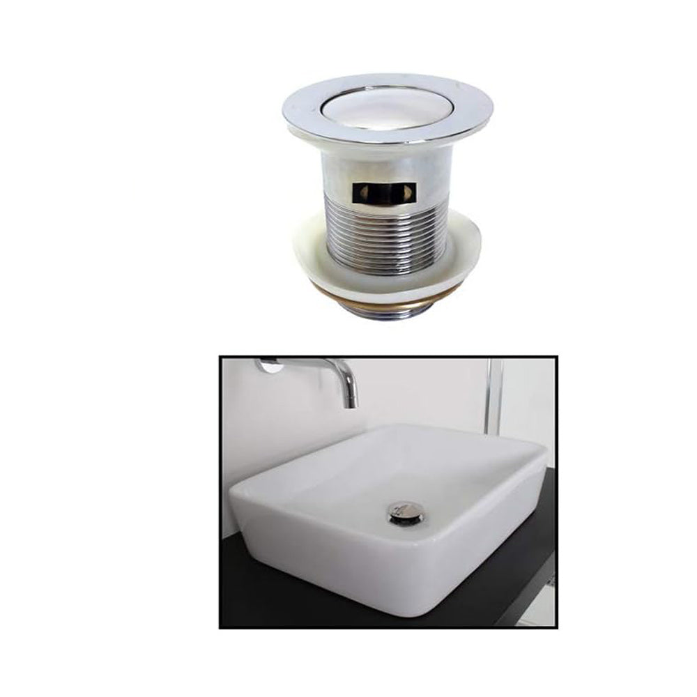 Piletta di scarico 1/4' in ottone per lavandino pop-up tappo - ambraled