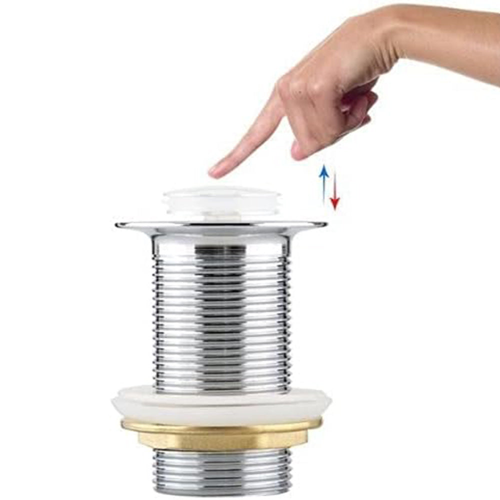 Piletta di scarico 1/4' in ottone per lavandino pop-up tappo - ambraled