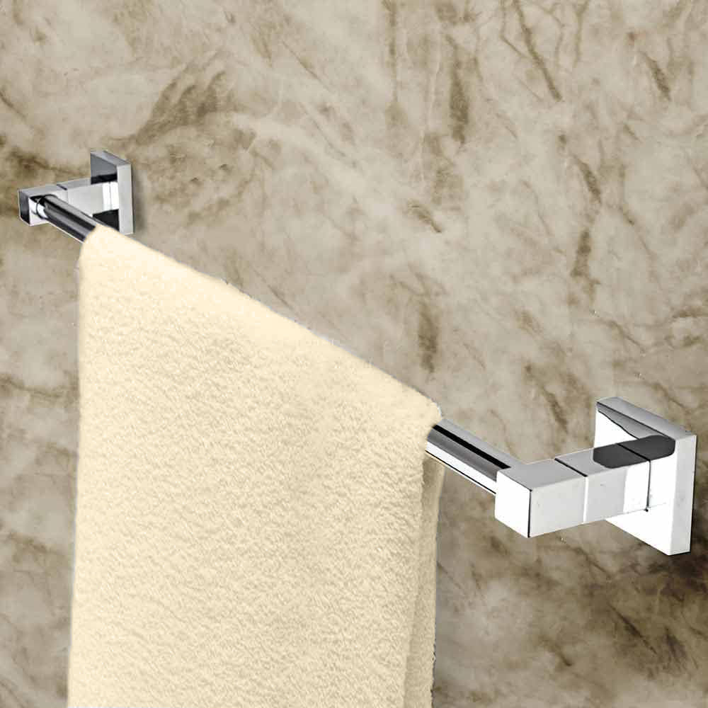 Porta asciugamani in acciaio per parete, fissaggio a incastro o viti (40×60 cm) - ambraled