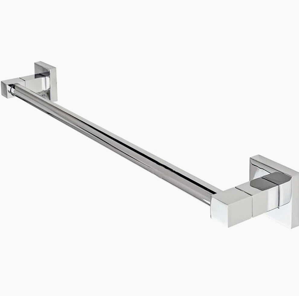 Porta asciugamani in acciaio per parete, fissaggio a incastro o viti (40×60 cm) - ambraled