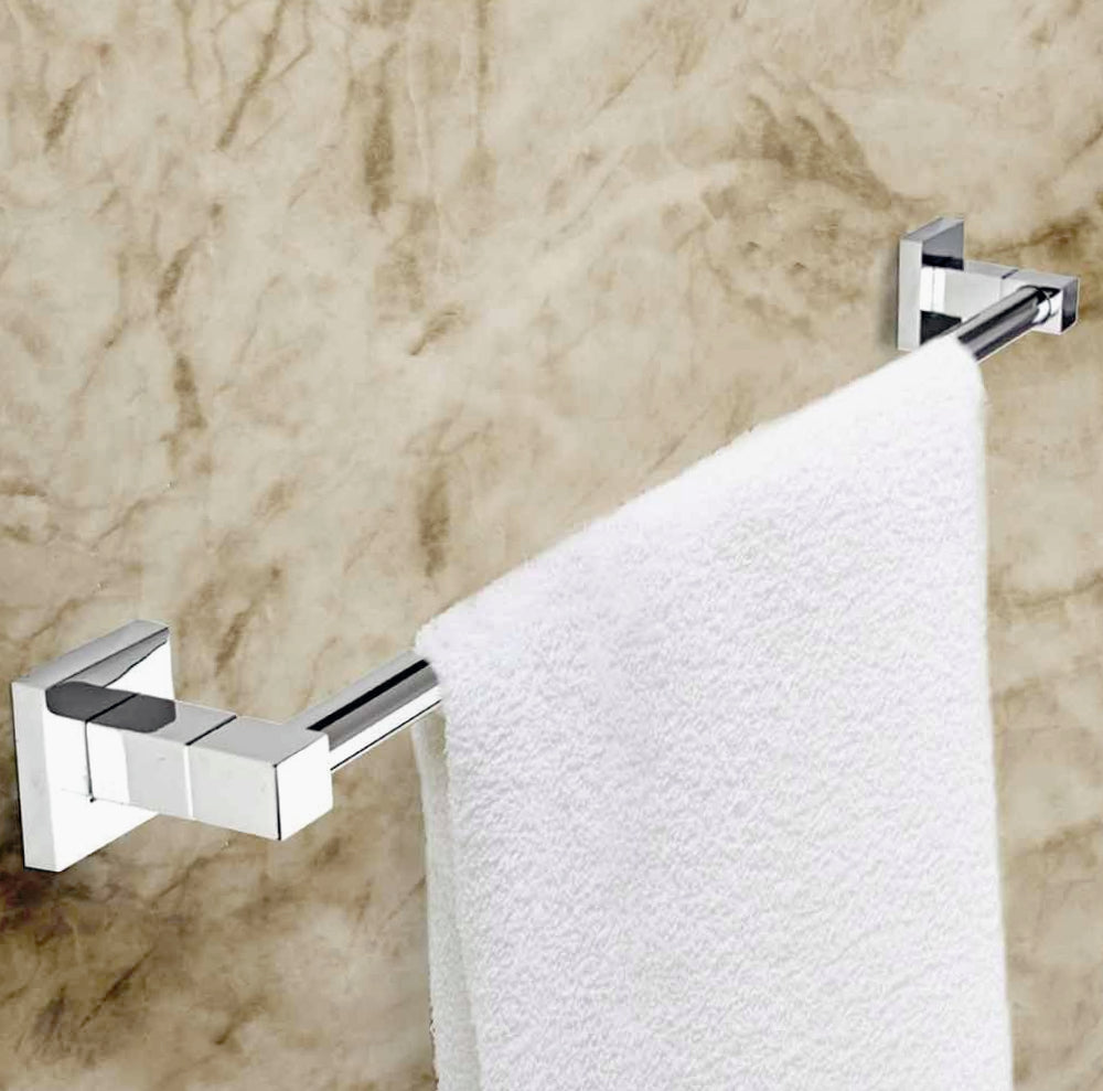 Porta asciugamani in acciaio per parete, fissaggio a incastro o viti (40×60 cm) - ambraled
