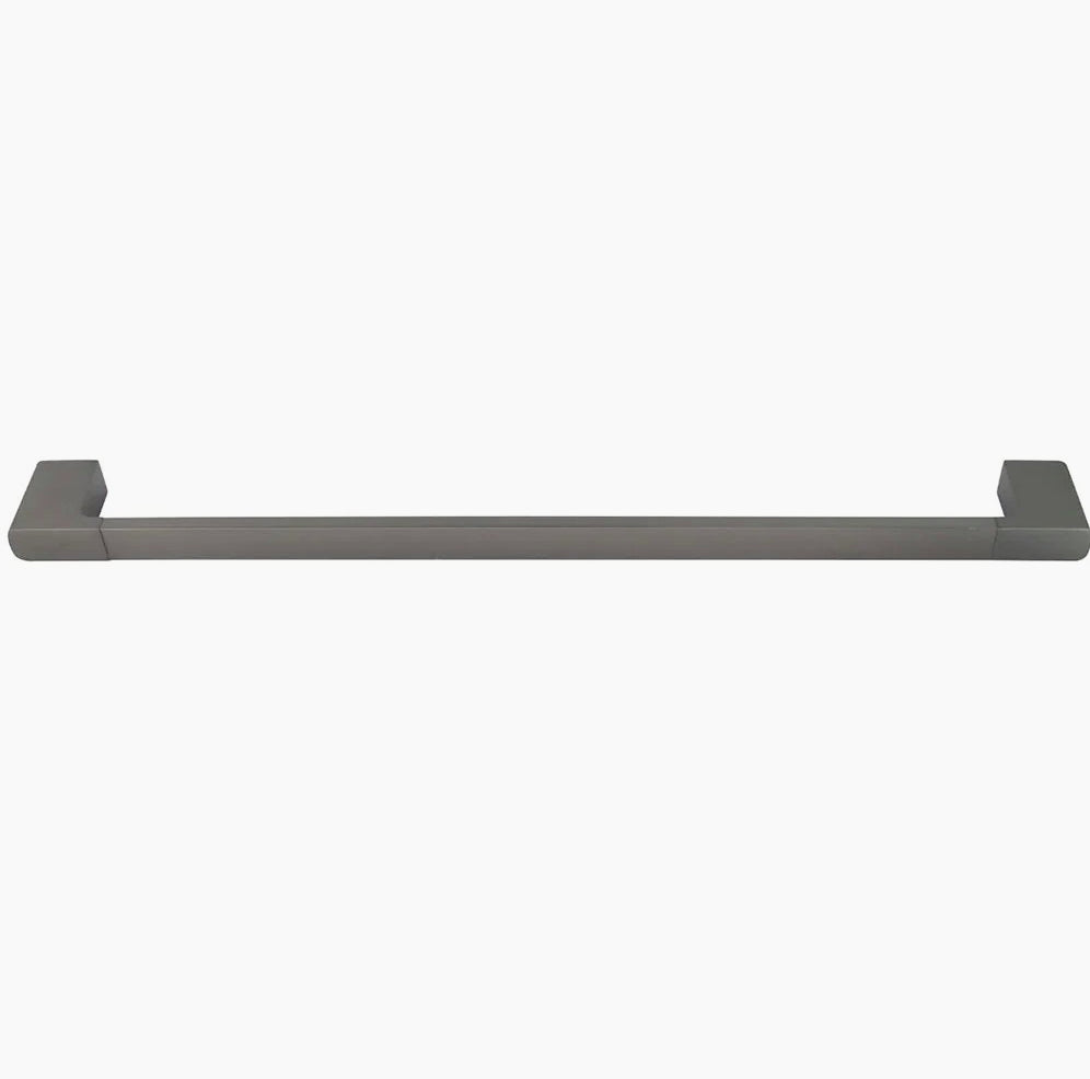 Porta asciugamani in acciaio modello Cromia, lunghezza 60 cm (design stilizzato) - ambraled