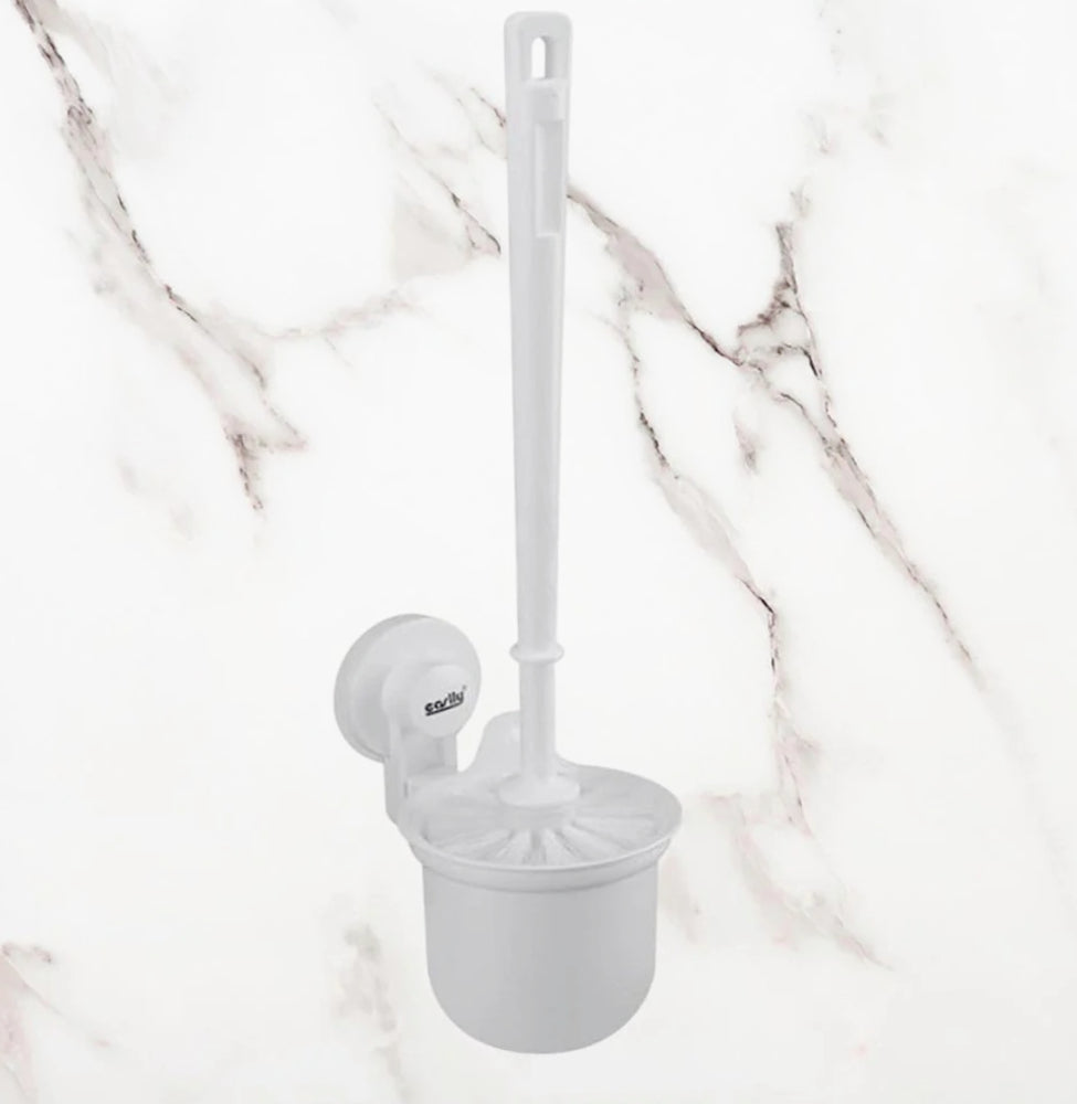Supporto scopino ventosa muro per bagno - ambraled