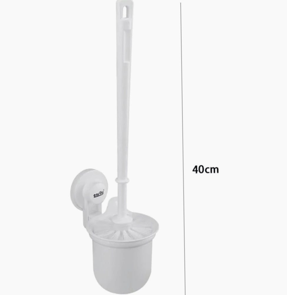 Supporto scopino ventosa muro per bagno - ambraled