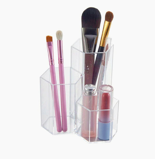 Organizer cosmetici 3 scomparti – ABS porta trucchi e creme - ambraled