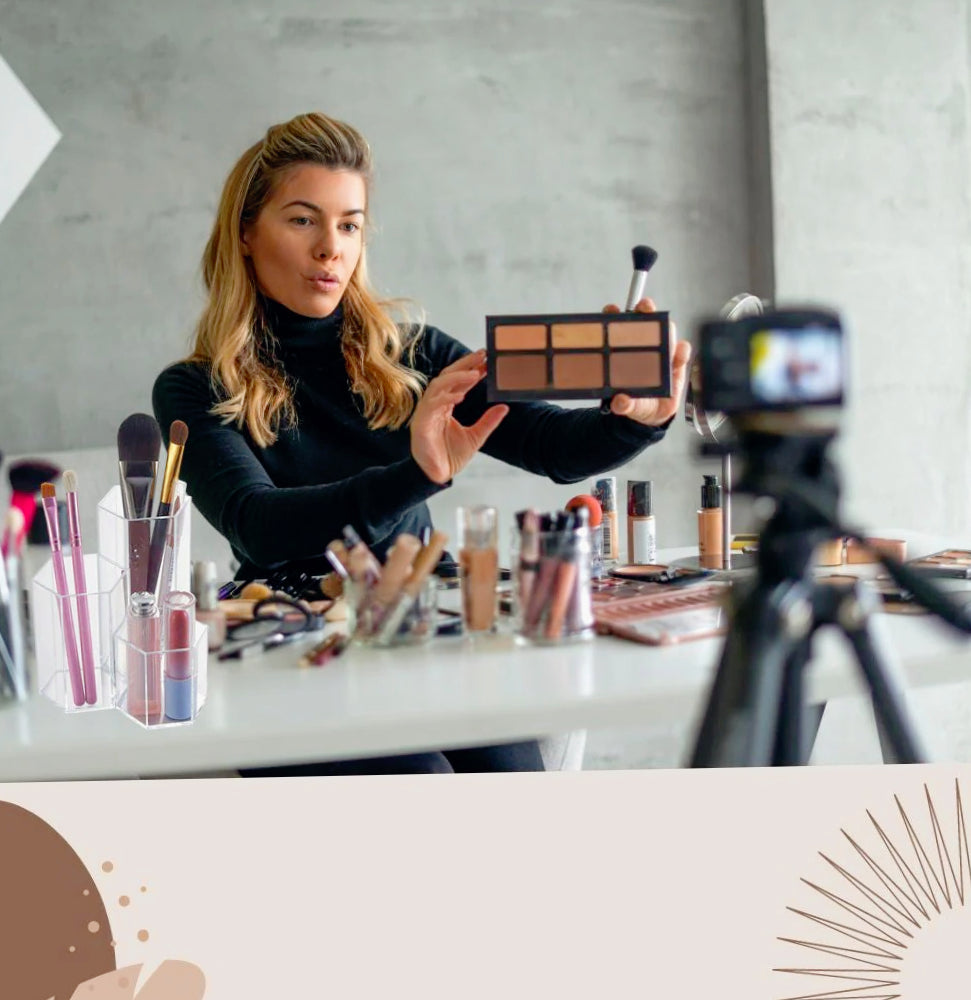 Organizer cosmetici 3 scomparti – ABS porta trucchi e creme - ambraled