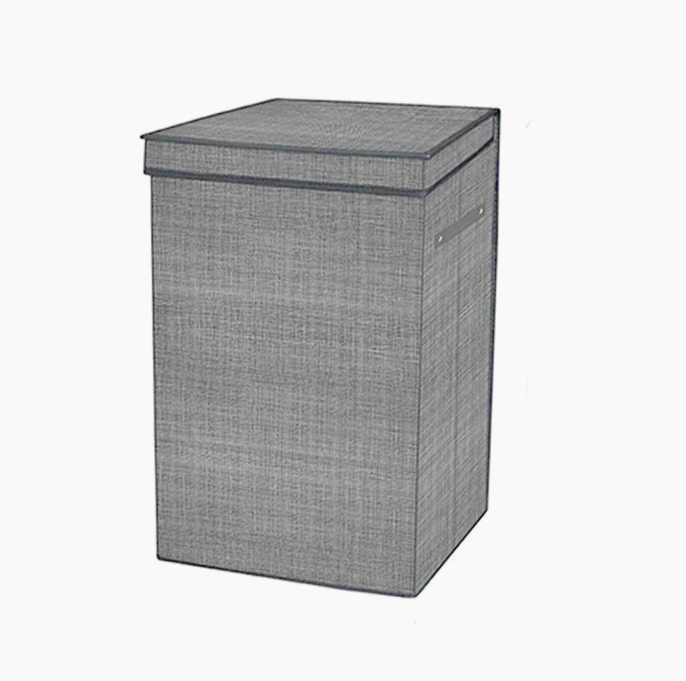 Contenitore portabiti pieghevole in tessuto (beige/grigio) - ambraled