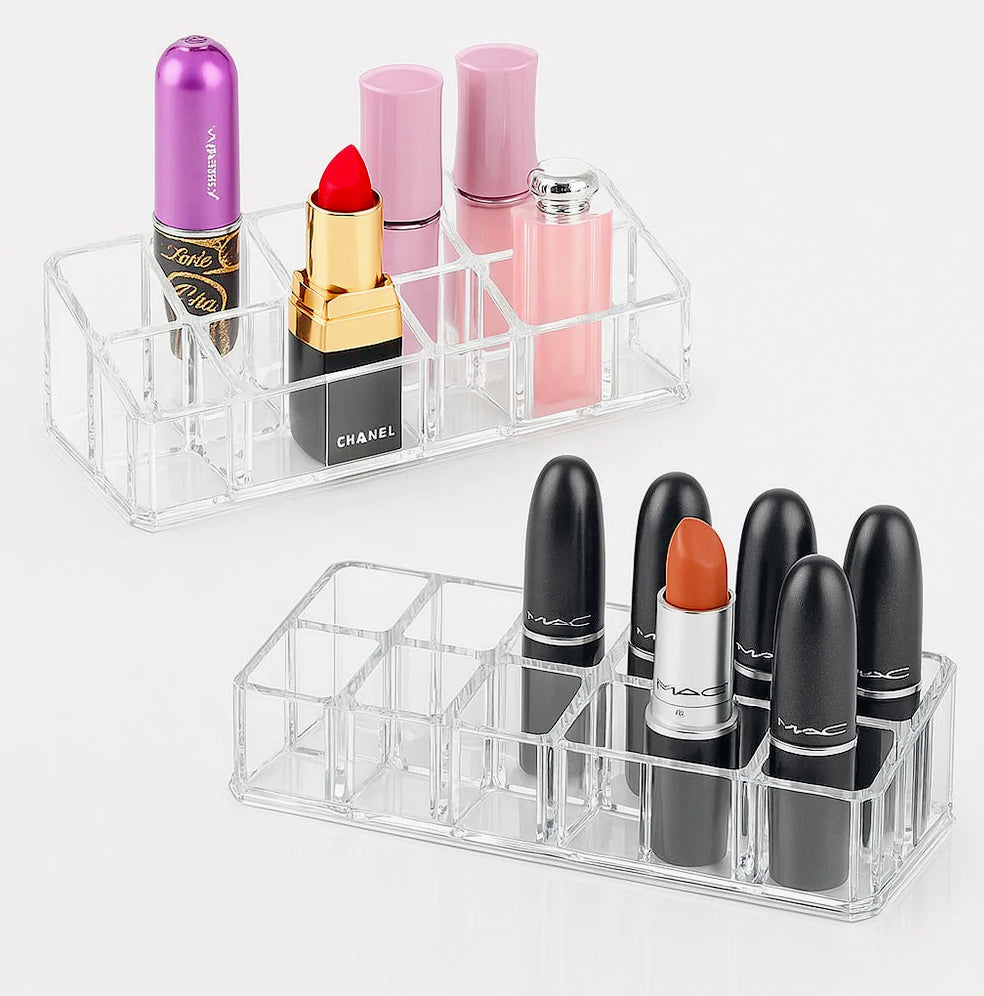 Organizer trucchi 12 scomparti – smalti, rossetti e cosmetici - ambraled