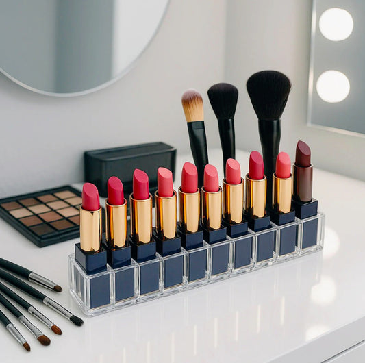 Organizer trucchi 24 scomparti – smalti, rossetti e cosmetici - ambraled