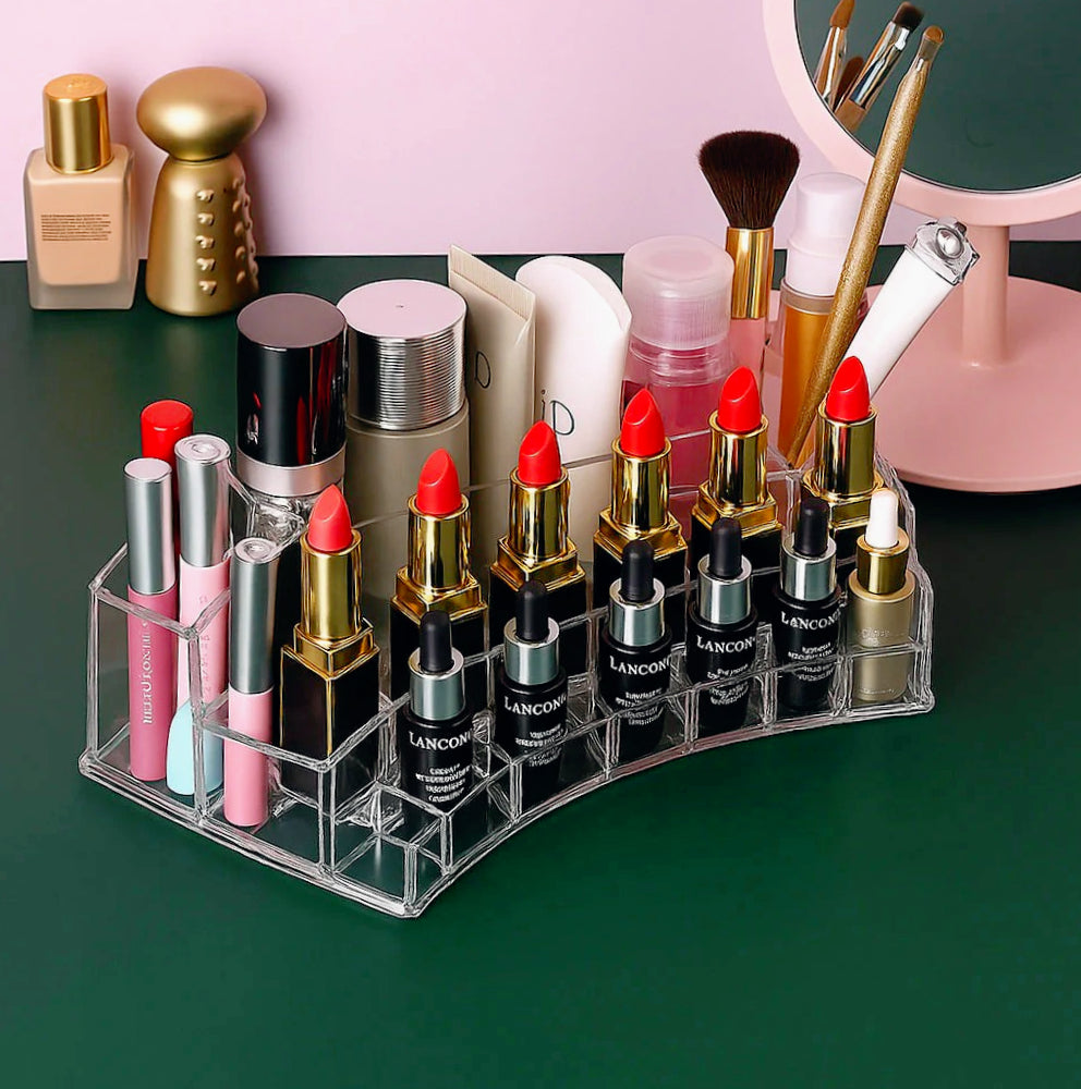 rganizer trucchi 19 scomparti – pennelli, rossetti e cosmetici - ambraled