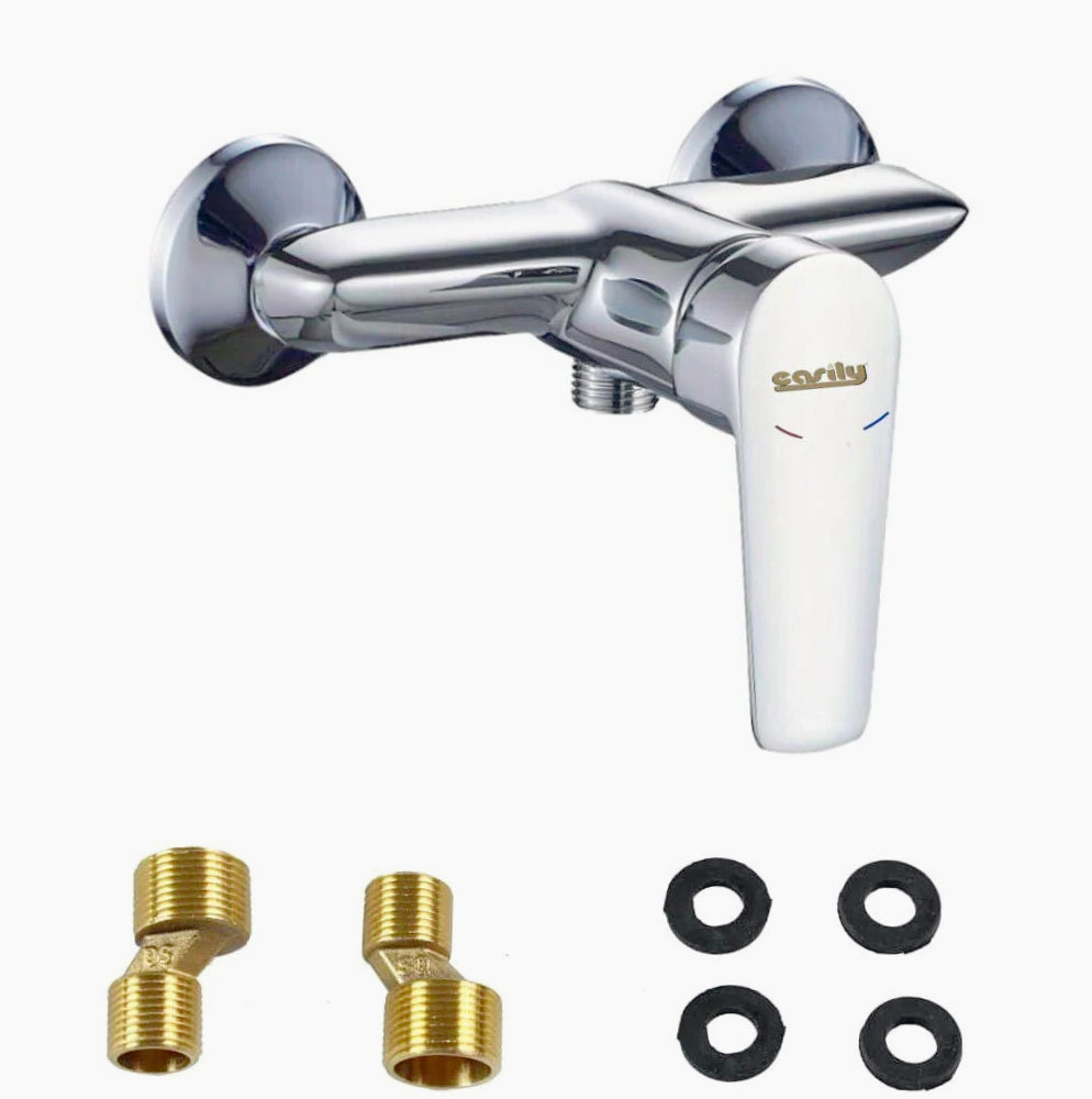 Miscelatore doccia da parete – modello Cube per bagno - ambraled