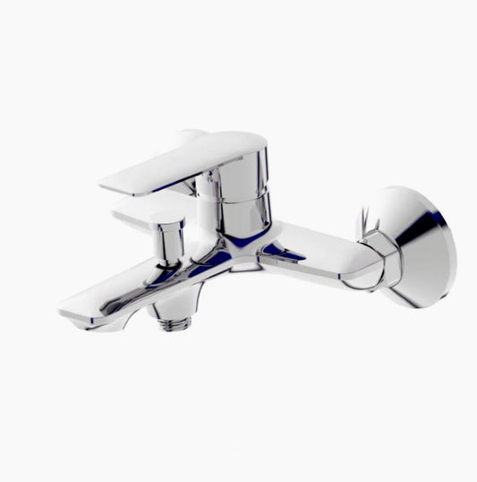 Rubinetto modello Sofi per vasca da bagno, ottone cromato lucido e moderno
